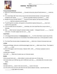 Pre/post activity ask the students, as a group, to decide if sentence one is correct. America The Story Of Us Episode 6 Heartland Video Guide By Randy Tease