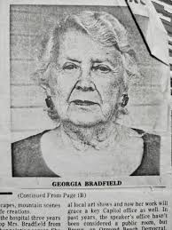 Georgia (Atkinson) Bradfield (1895-1996)
