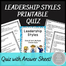 An analysis of leadership styles. Leadership Styles Worksheets Teaching Resources Tpt