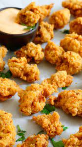 Amazingly Crispy Buttermilk Fried Popcorn Chicken Kitchen Hoskins Popcorn Chicken Recipe Baked Chicken Recipes Fried Chicken Recipes