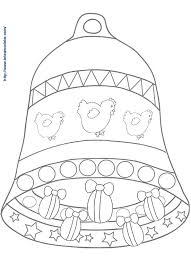 Clôches pour gommettes à colorier et en couleur coloriage. Coloriage Grosse Cloche De Paques Coloriage Paques Sur Tete A Modeler