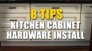 Go steadily and slowly, and use minimal pressure to reduce damaging or splintering the backside of your cabinet. Cabinet Knobs And Pulls 8 Important Installing Tips Youtube