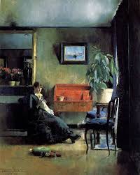 Blue Interior 1883 Is In The Public Domain In The United States And Those Countries With A Copyright Term Of Life Of Th Painting Classic Art Art Deco Artists