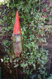 The Gnome Was Surprised To See Us Garden Bloggers Fling2014 07 12 16 56 14 Jpg 4000 6000 Gnome Garden Metal Garden Art Garden Bloggers