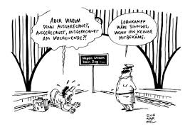 Nel studierte von 1973 bis 1978 an der hochschule für industrielle formgestaltung burg. Streik Bei Der Bahn Lokfuhrer Von Schwarwel Politik Cartoon Toonpool