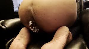 Chubby uncle inserts aneros progasm into anus and has a dry orgasm