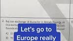 Currency Exchange: Euros to British Pounds Calculation - TikTok