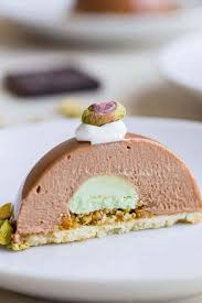 Chocolate Pistachio Dome Baking Recipes Desserts Fancy Desserts
