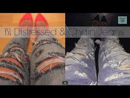 Shop by rise, wash, waist size, waist size and more. Diy Saint Laurent Distressed Chained Jeans Kim Kardashian Jeans Youtube