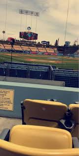 Dodger Stadium Section 4fd Row C Seat 1 Home Of Los
