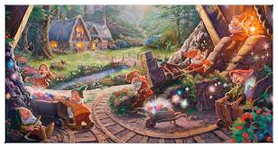Disney Snow White and the Seven Dwarfs - 16" x 31" Gallery Wrapped Canvas