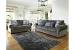 Ashley Furniture Leather Reclining Sofa