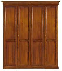 Qualche intoppo come si vede in foto,e un. Armadio Classico 4 Ante Legno Arte Povera Spazio Casa