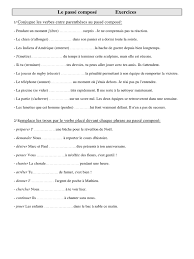 Relire des textes au passé composé pour revoir le rôle du passé composé par rapport à l'imparfait. Exercices De Conjugaison Cm1 Cycle 3 Le Passe Compose Loisirs