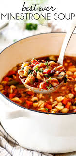 This Is The Best Minestrone Soup Recipe It Is Easy Healthy Hearty Comforting Versatile Best Minestrone Soup Recipe Best Soup Recipes Healthy Soup Recipes