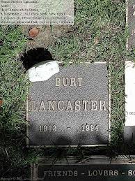 Burt Lancaster Famous Tombstones Famous Graves Unusual Headstones