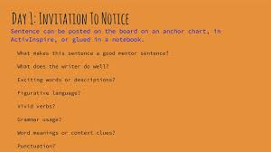 Mentor Sentences Teacher Guide_4th Grade Ppt Download
