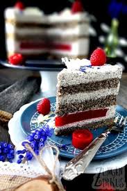 Mohntorte Mit Weisser Schoko Mohnmousse Und Frucht Zungenzirkus Kuchen Und Torten Kuchen Rezepte Kuchen Und Torten Rezepte