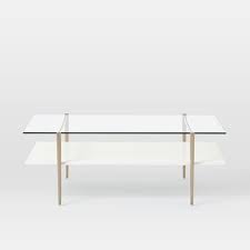 Glass coffee table with lower shelf, clear rectangle glass coffee table, modern coffee table with metal legs, rectangle center table sofa table home furniture for living room, l5509. Exposition Coffee Table Mid Century Coffee Table Modern Square Glass Top Table Home Garden Furniture Home Garden