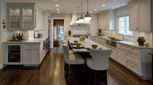 Grabill Perimeter In Taupe Striated And Island In Mystic Grabill Perimeter In Tau Transitional Kitchen Design Kitchen Dining Room Combo Kitchen Design Open