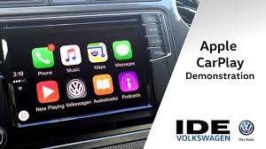 Apple Carplay Demonstration In 2016 Vw Ide Volkswagen Youtube