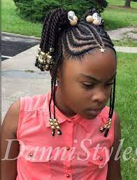En plus, retrouvez notre sélection de coiffures tresse collée. Pin By Fatou On Hairstyles Hair Styles Braids For Kids Lil Girl Hairstyles