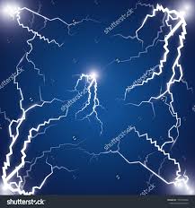 Vector Ilustration Effect Lightning Lighting Thunder Stock Vector Royalty Free 1103550098