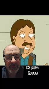 Iwas almost asleep before I remembered I didn't do one today. i am still  awake so it still counts. #Day50 #Bruce #family #familyguy #brucefamilyguy  #Moustache #Heyyy #disney #disneyplus #noway #viral ...