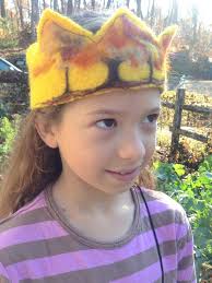 Up-cycled Sun and Autumn Tree Crown- Ships Free en EE.UU.