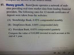 We provide customized investment and private wealth management solutions. 57 Money Growth Banxquote Operates A Network Of Chegg Com