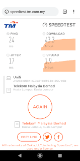Jika anda berminat untuk mengetahui kelajuan unifi 30 mbps, di sini kami kongsikan beberapa hasil speed test menggunakan speedtest.net. Unifi Mobile Speed Test Get Unifi Wilayah Persekutuan Facebook