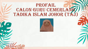 Bahan fail rekod persediaan mengajar 2017. Profail Calon Guru Cemerlang Tadika Islam Johor Taj Automate Video