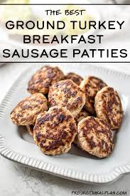 These Are By Far The Best Ground Turkey Breakfast Sausage Patties I Ve Ever Made Eas Turkey Breakfast Sausage Turkey Breakfast Turkey Breakfast Sausage Recipe