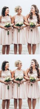 During the summer months, look to airy fabrications and vibrant. Simple A Line Chiffon Short Bridesmaid Dress With Lace Short Bridesmaid Dresses Pink Bridesmaid Dresses Sleeveless Bridesmaid Dresses