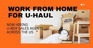Work From Home For U Haul As A U Box Sales Agent In 2020 Working From Home Sales Agent Work From Home Jobs