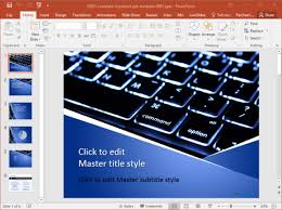 A simple computer background design for powerpoint presentation. Free Computer Keyboard Powerpoint Template