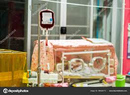 Sick Newborn Baby Getting Blood Transfusion Baby Incubator Hospital Stock Photo By C Kornkarinv Gmail Com 186345712