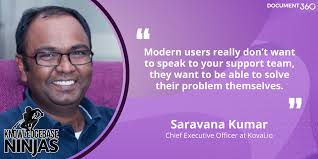 Welcome To Knowledgebase Ninjas With Saravana Kumar of Document360