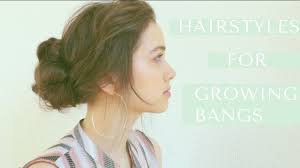 Remember, the tighter the braid, the much growing out bangs hairdos. Hairstyles For Growing Out Bangs Youtube