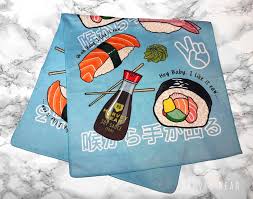 Hey Baby I Like It Raw Sushi Dish Towel Sushi Illustrated Etsy In 2020 Sushi Dishes Raw Sushi Dish Towels