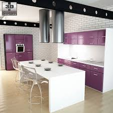 3d model of kitchen set i3
