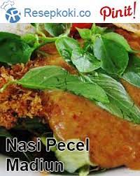 Nasi Pecel Madiun Makanan Pedas Resep Makanan Asia Resep Masakan Indonesia