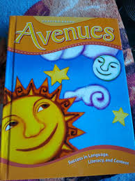 Avenues Level B Student Anthology grade 1-2 Hampton, Brown teacher guide VGC
