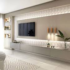 Painel De Tv Lindo Marcenaria E Revestimento 3d Iluminacao Como Sempre Fazendo Toda A Diferen Living Room Design Modern Living Room Designs Luxury Living Room