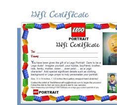 Visión de conjunto lego certificate utility (traducción automática). 11 X 14 Gift Certificate Lego Portrait You As By Thewhimsicalfrog 145 00 Lego Gifts Lego Portrait Custom Lego