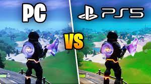 Fortnite Pc Vs Ps5 Graphic Comparison Youtube
