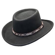 Conner Wool Felt Arizona Gambler Hat Gambler Hat Mens Hats Fashion Hats For Men