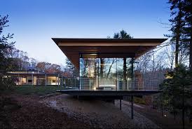 New York Cantilever Roof Deck Modern With Uplighting