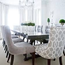 Gray Dining Chairs Transitional Dining Room Lux Decor Dining Room Chairs Upholstered Grey Dining Room Elegant Dining Room