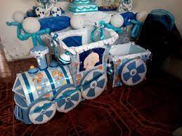 Tren Caja De Regalos Para Baby Shower Tren De Panales Cunas Para Baby Shower Decoraciones De Baby Shower Para Ninos